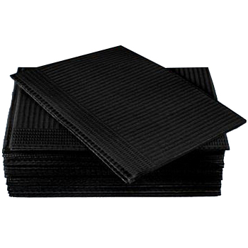 Салфетка спанлейс 30х30см 100шт ЧЕРНАЯ