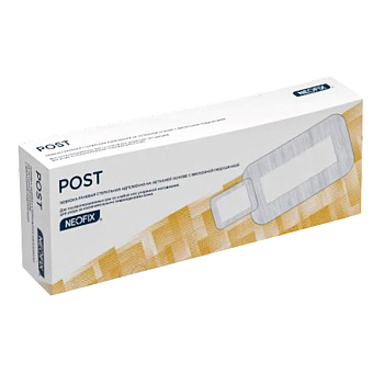 Пластырь-повязка с сорбционной подушечкой нетканая основа 35х10см Neofix Post
