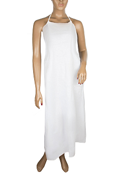 Фартук 90х120см ПВХ белый 10шт