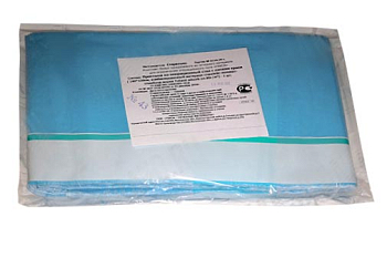 Простыни 650х1200 мм, стерильные с липким краем по короткой стороне № 5