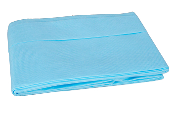 Простыня 140х200см пл.25 (1шт) стерильно голубая Гекса