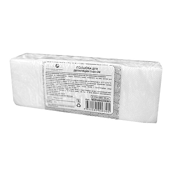 Полоска для депиляции 7х20см 100шт СПАНБОНД белая