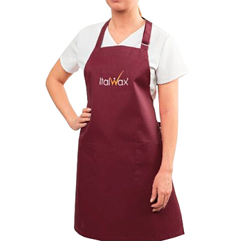 Фартук косметолога Italwax бордовый