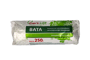 Вата хирургическая 250г нестерильная Лейко