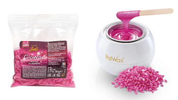 Воскоплав баночный Solo Glowax SM-20+ подарок воск вишня и шпатель