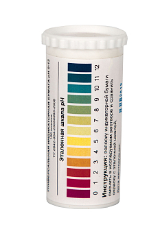 Универсальная индикаторная бумага рН (0-12) 100шт
