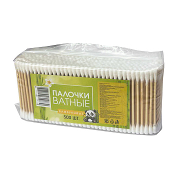 Ватные палочки бамбуковые 500шт
